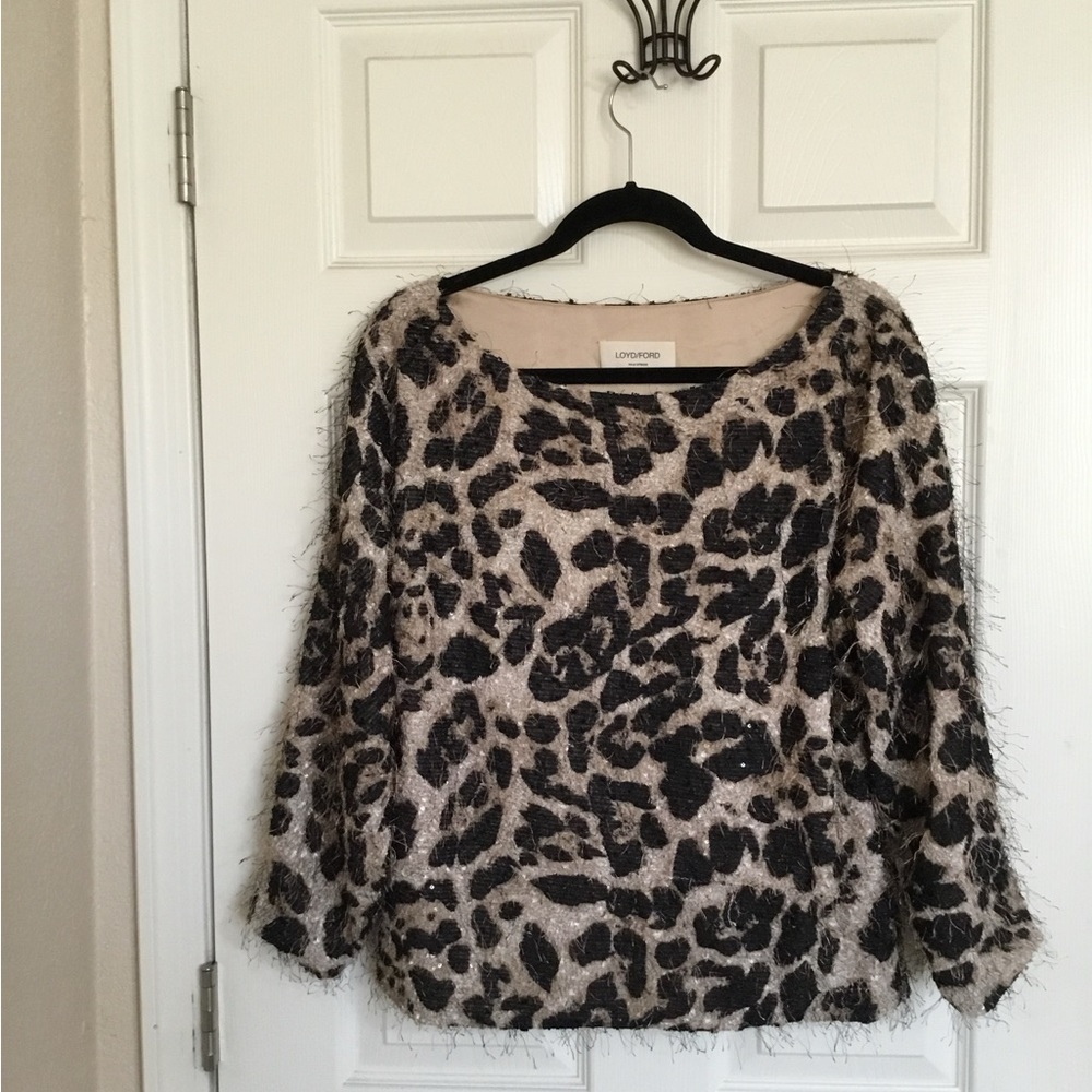 Loyd/Ford Leo Long Sleeve Silk blouse size 6